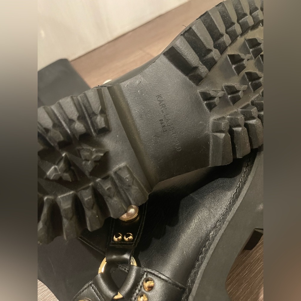 Karl Lagerfeld Paris Renley Riding Boots - Picture 10 of 14